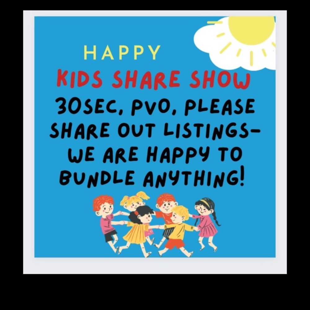 Kids and teen first share show every Thursday! 
Let’s get you what you need! - Picture 3 of 5